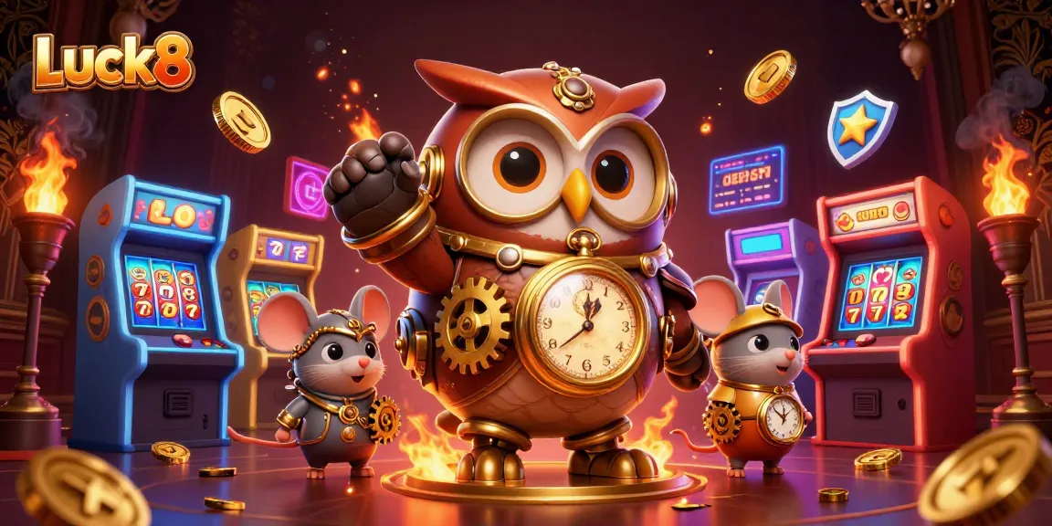 Experience excitement at Luck8 with dazzling 3D elements showcasing vibrant casino gameplay.