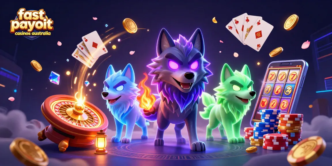 Experience fast payout casinos Australia with thrilling gaming action and vibrant casino visuals.