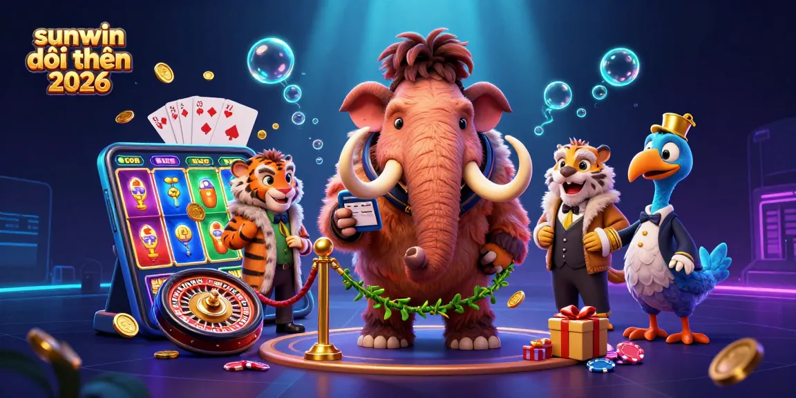 Experience thrilling gaming with sunwin đổi thưởng 2026 featuring a vibrant casino scene.