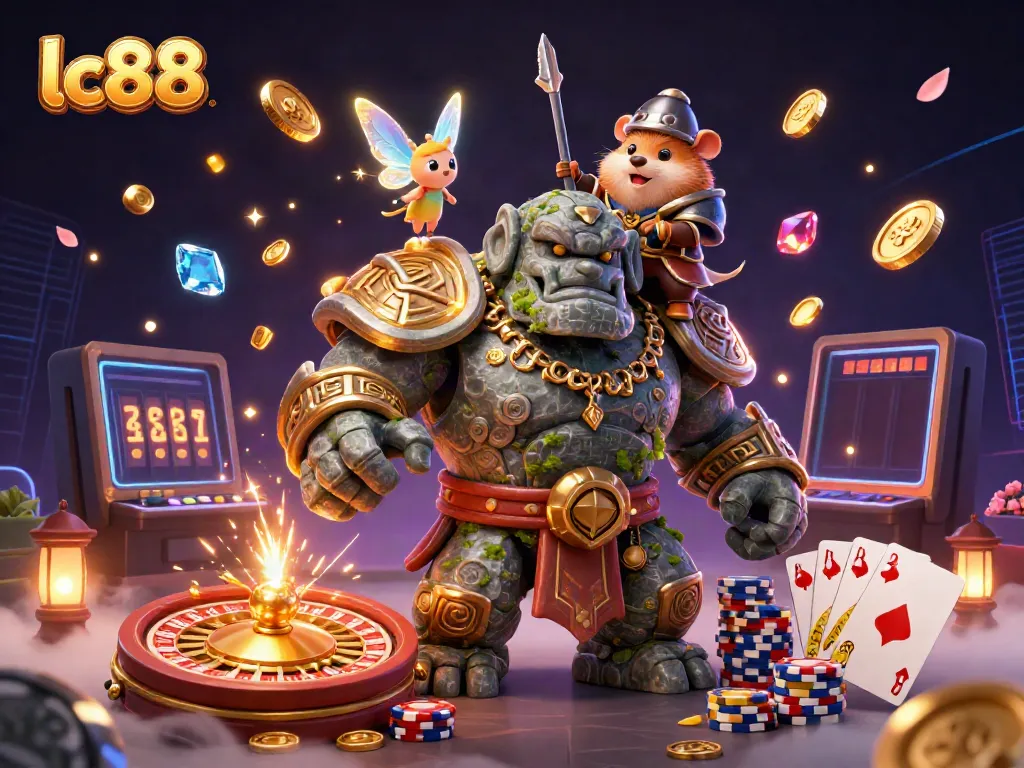 Experience the thrill of lc88 casino gaming with dynamic characters and captivating visuals.