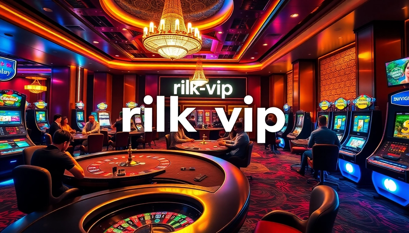 Experience the vibrant energy of rik vip casino gaming with engaging players and glamorous tables.