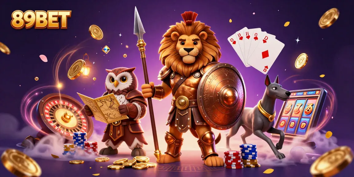 Spin and win at 89BET with the thrilling 3D casino experience featuring games and prizes.