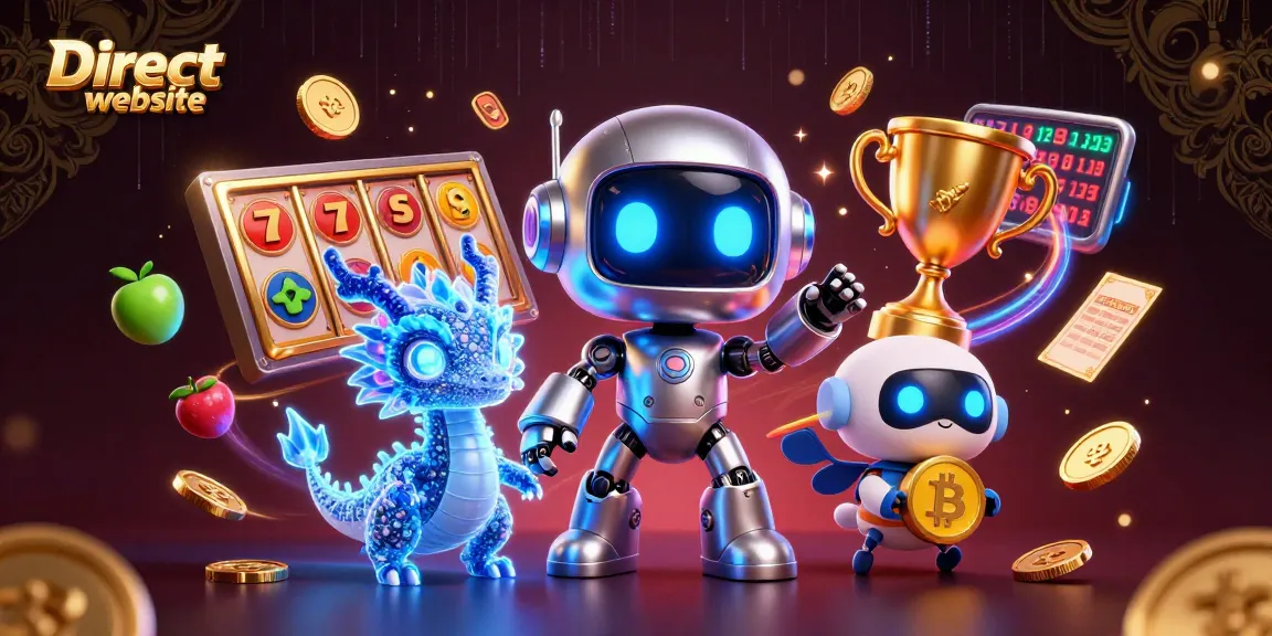 Engage with the Direct website for exhilarating slots, showcasing characters and dynamic gameplay elements.