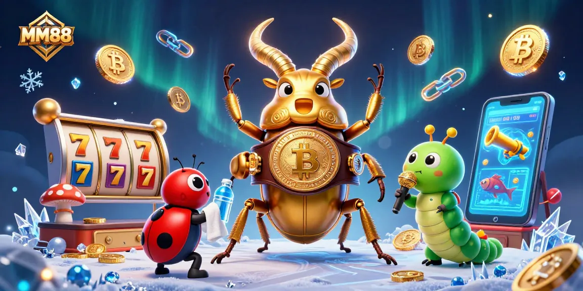 Engage in exciting gameplay at MM88 with lively casino elements and 3D characters.