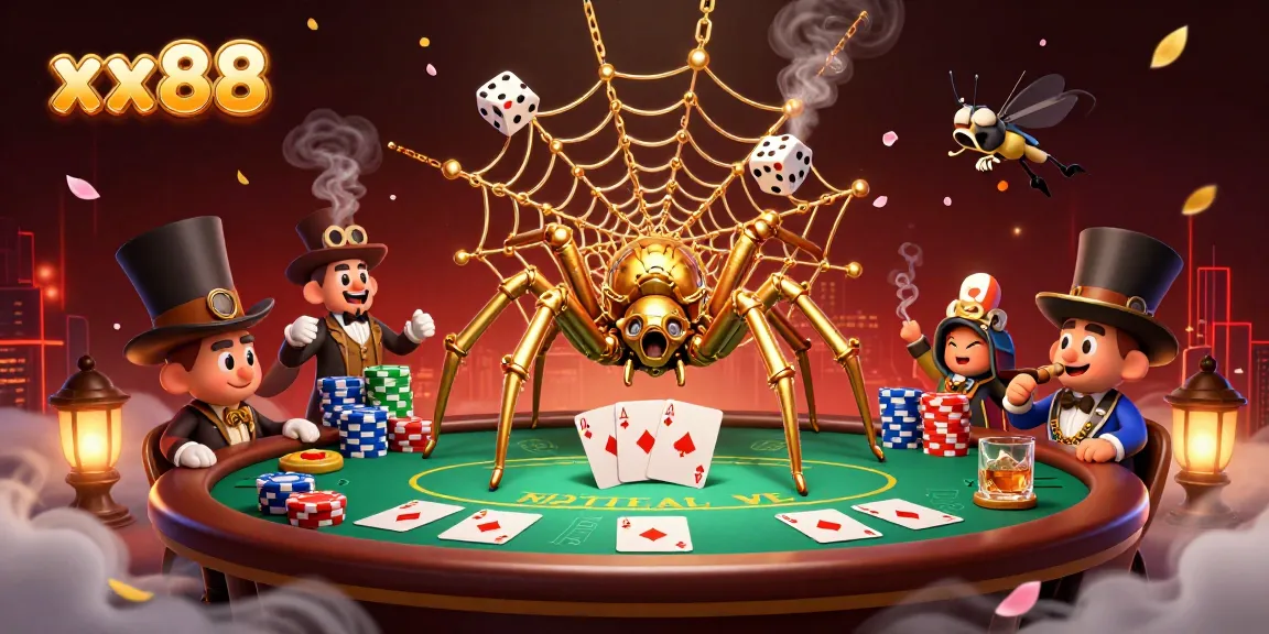 Engage in high-stakes fun with xx88's dynamic poker scene featuring intricate designs.
