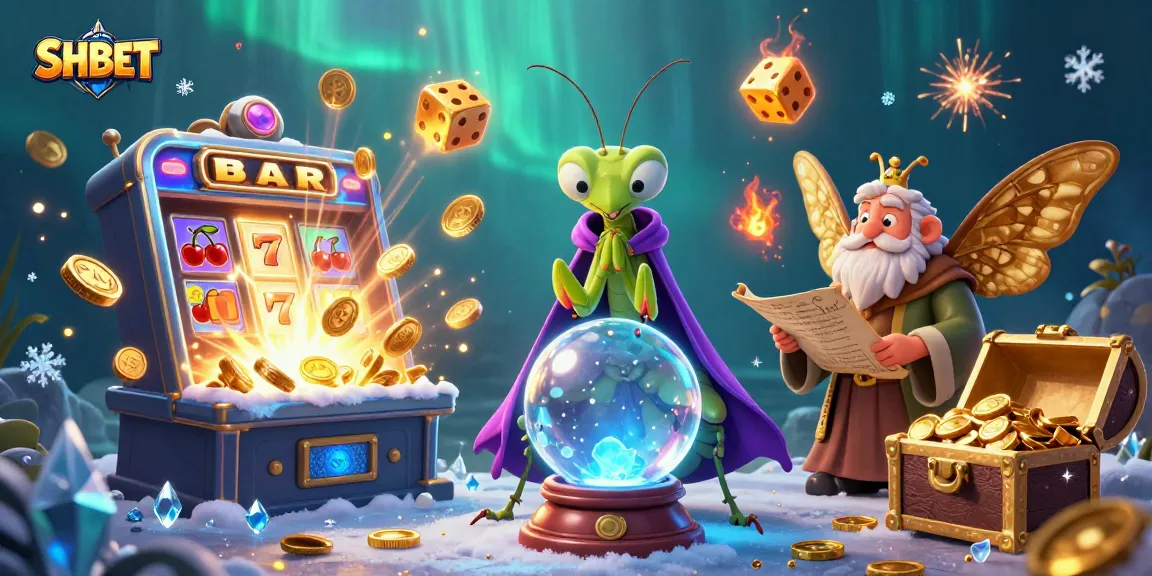 Experience the excitement at SHBET’s virtual casino with vibrant slot machines and enchanting characters.