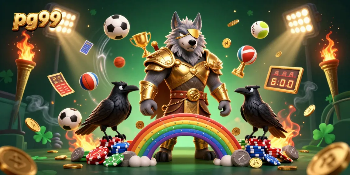Join pg99 for an exhilarating experience with animated Norse characters and vibrant sports elements.