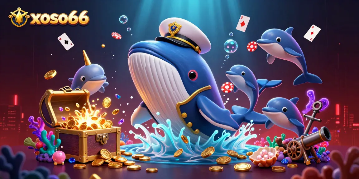 Engage with xoso66's vibrant online casino through immersive marine-themed gaming adventures.